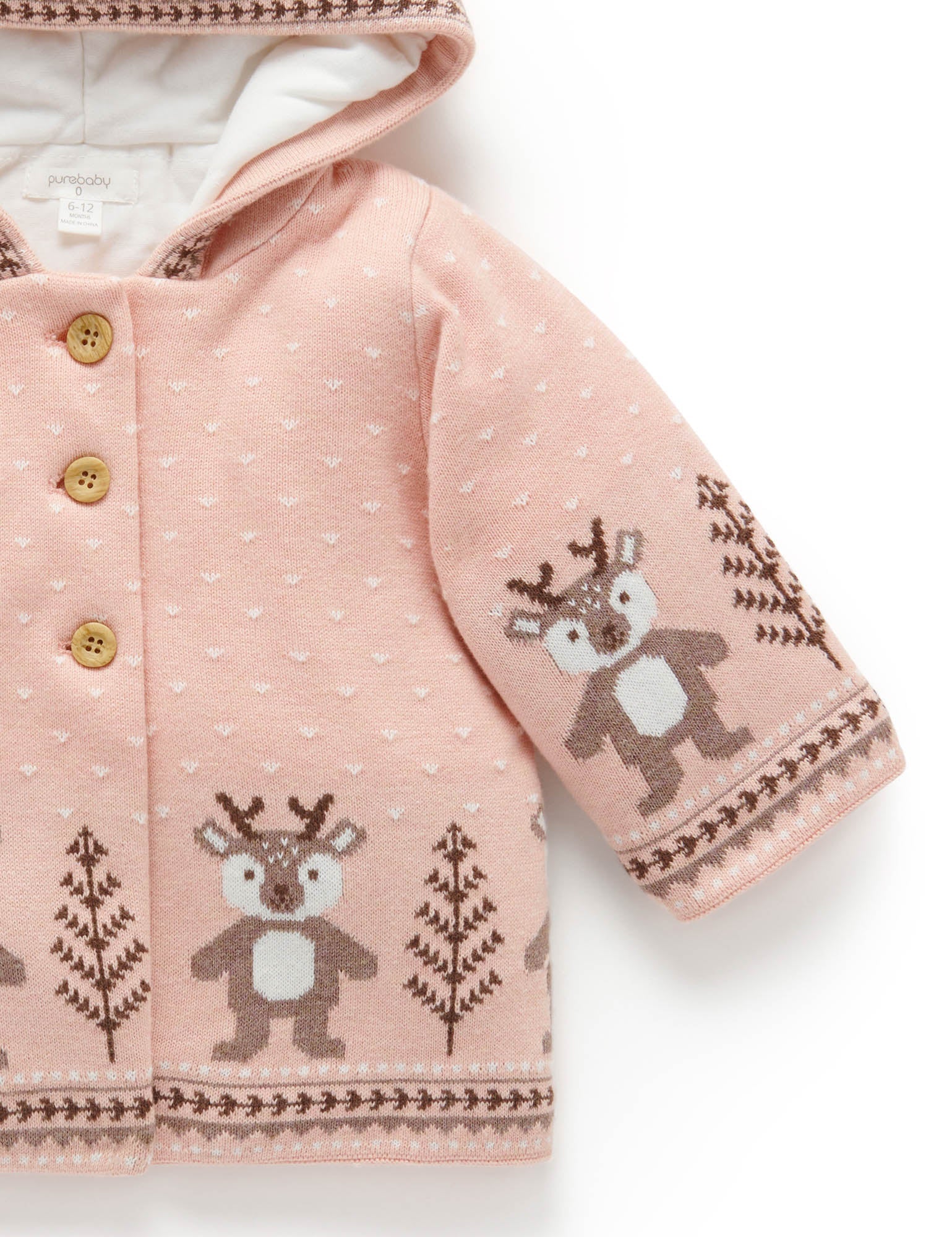 Padded Jacket - Little Fawn Fairisle