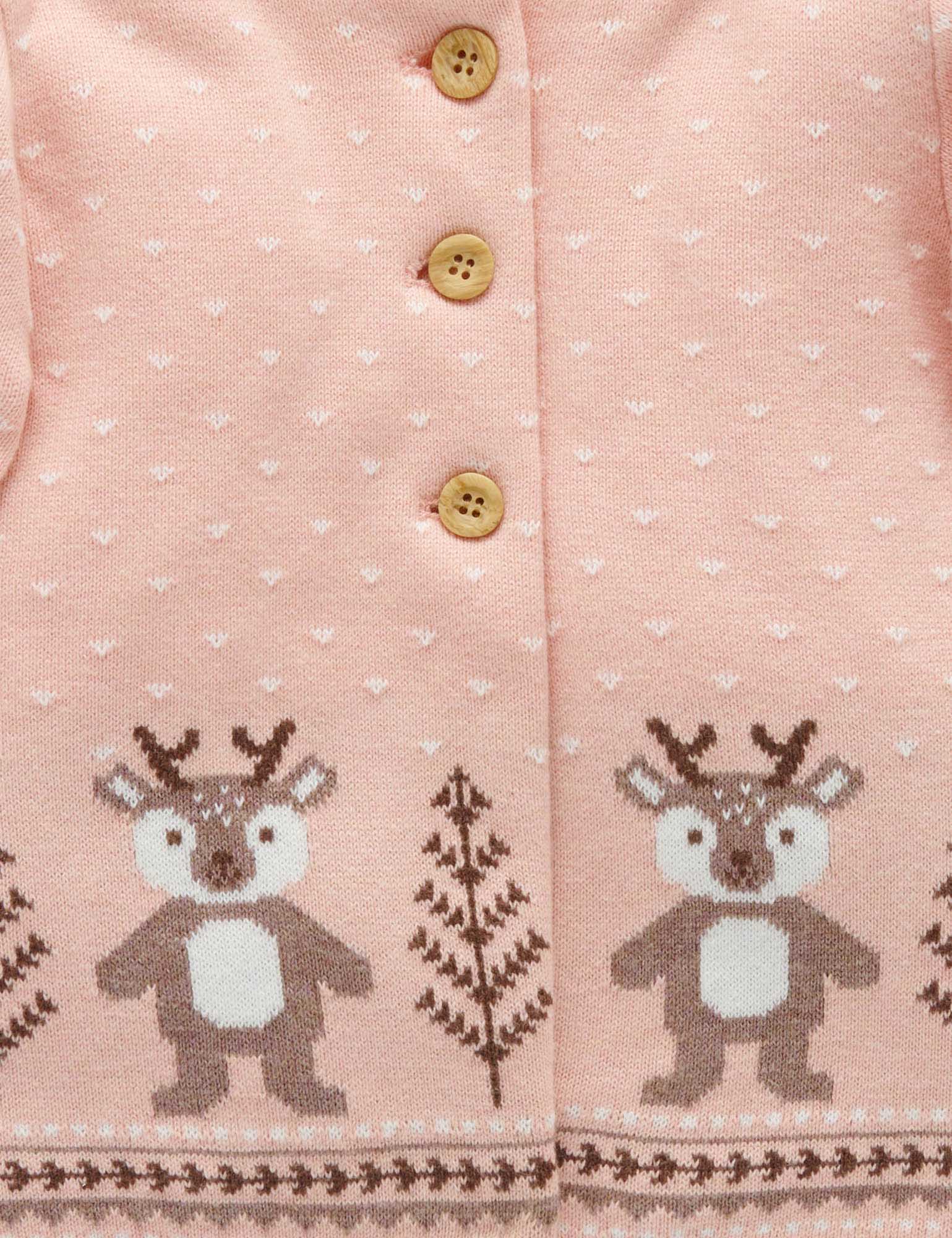 Padded Jacket - Little Fawn Fairisle