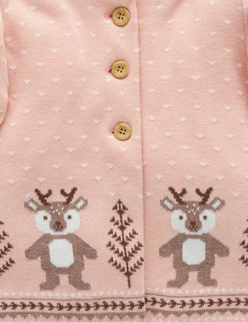 Padded Jacket - Little Fawn Fairisle