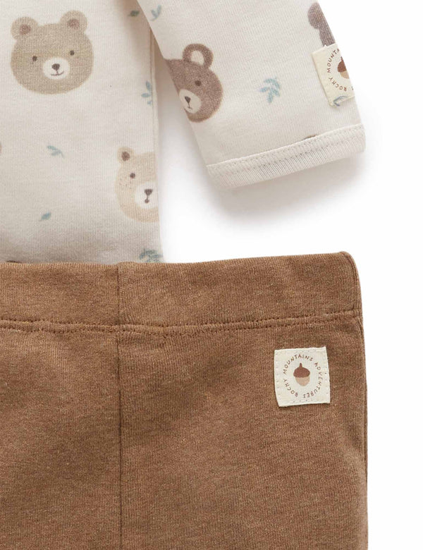 3 Piece Gift Set - Moody Bear Print