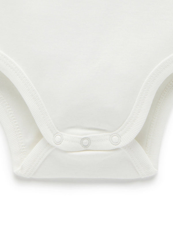 Perth Print Bodysuit - Vanilla