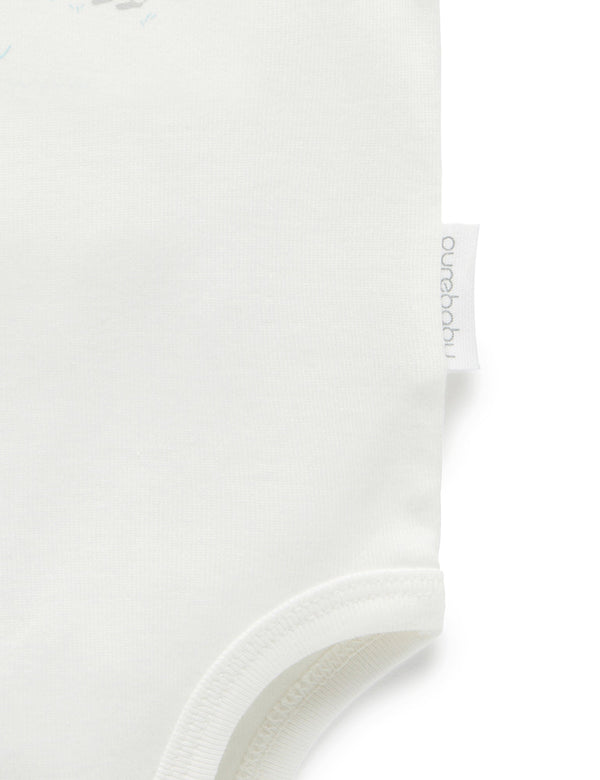 Perth Print Bodysuit - Vanilla