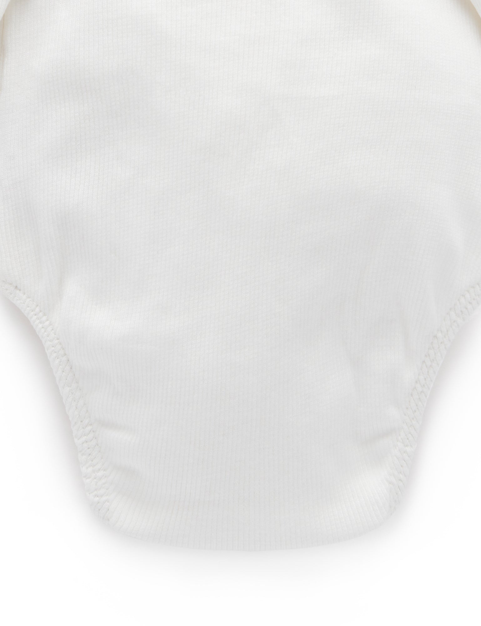 Ribbed Bodysuit Long Sleeve - Vanilla