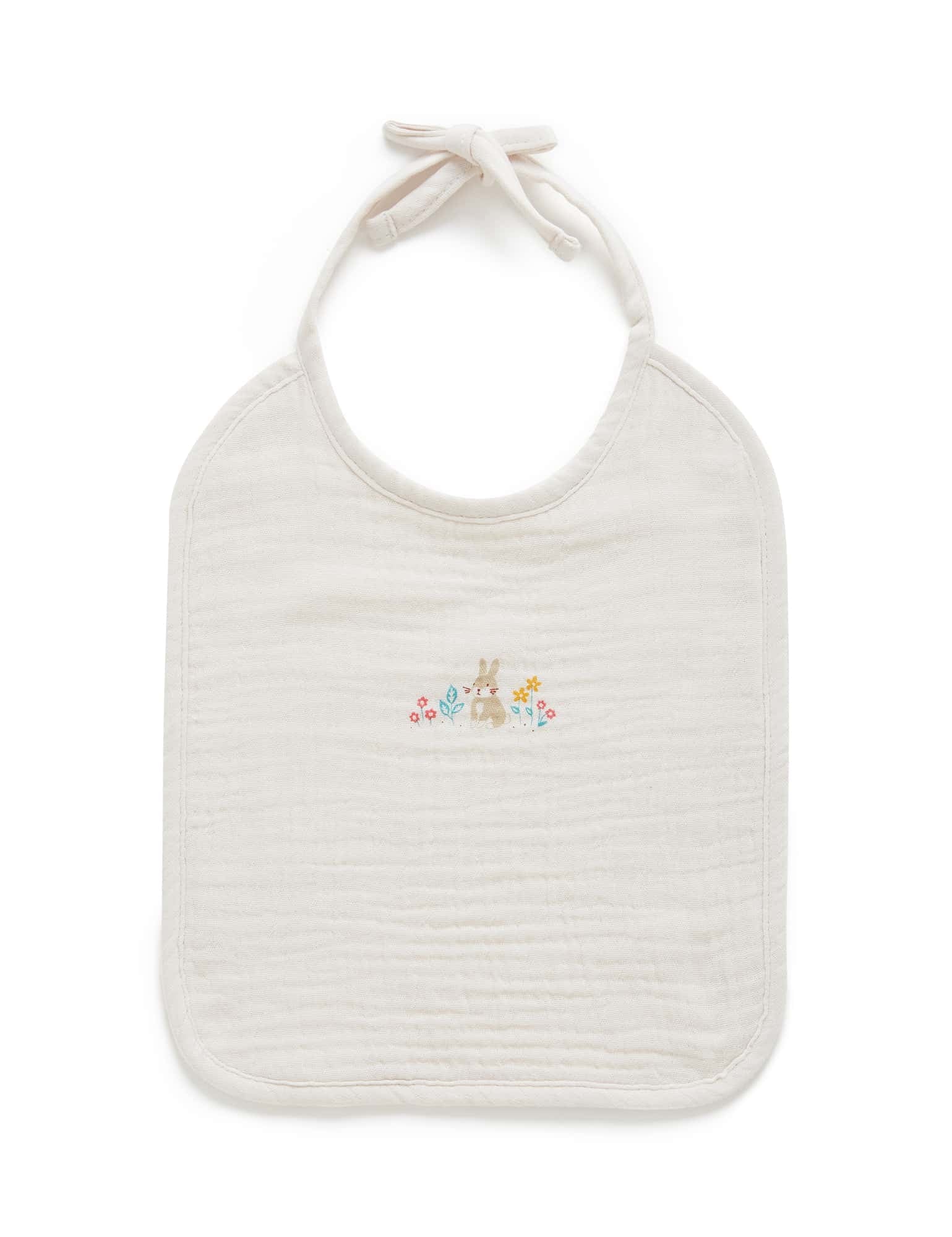 Flower Patch Bib - Cloud