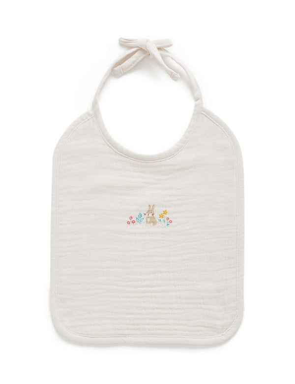 Flower Patch Bib - Cloud