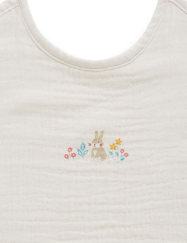 Flower Patch Bib - Cloud