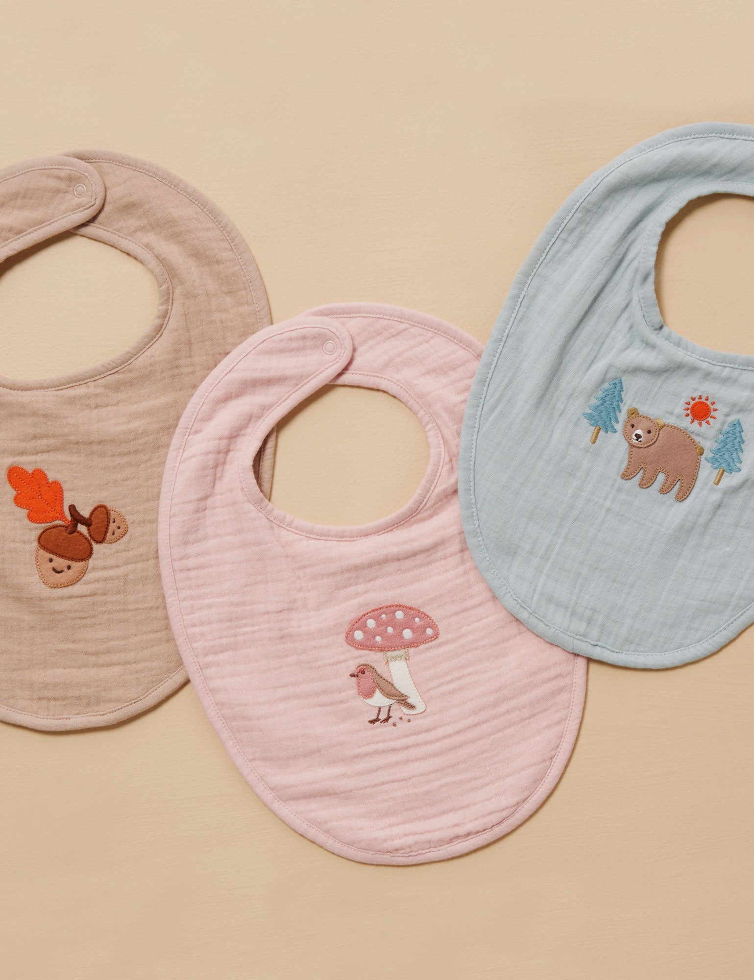 Soft Bib - Peach