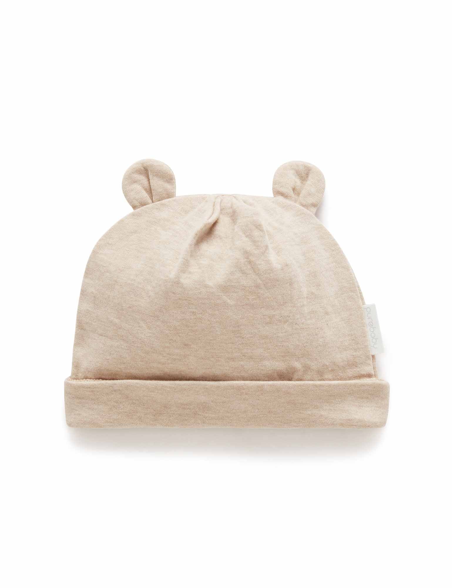 Little Animal Beanie - Biscuit Melange