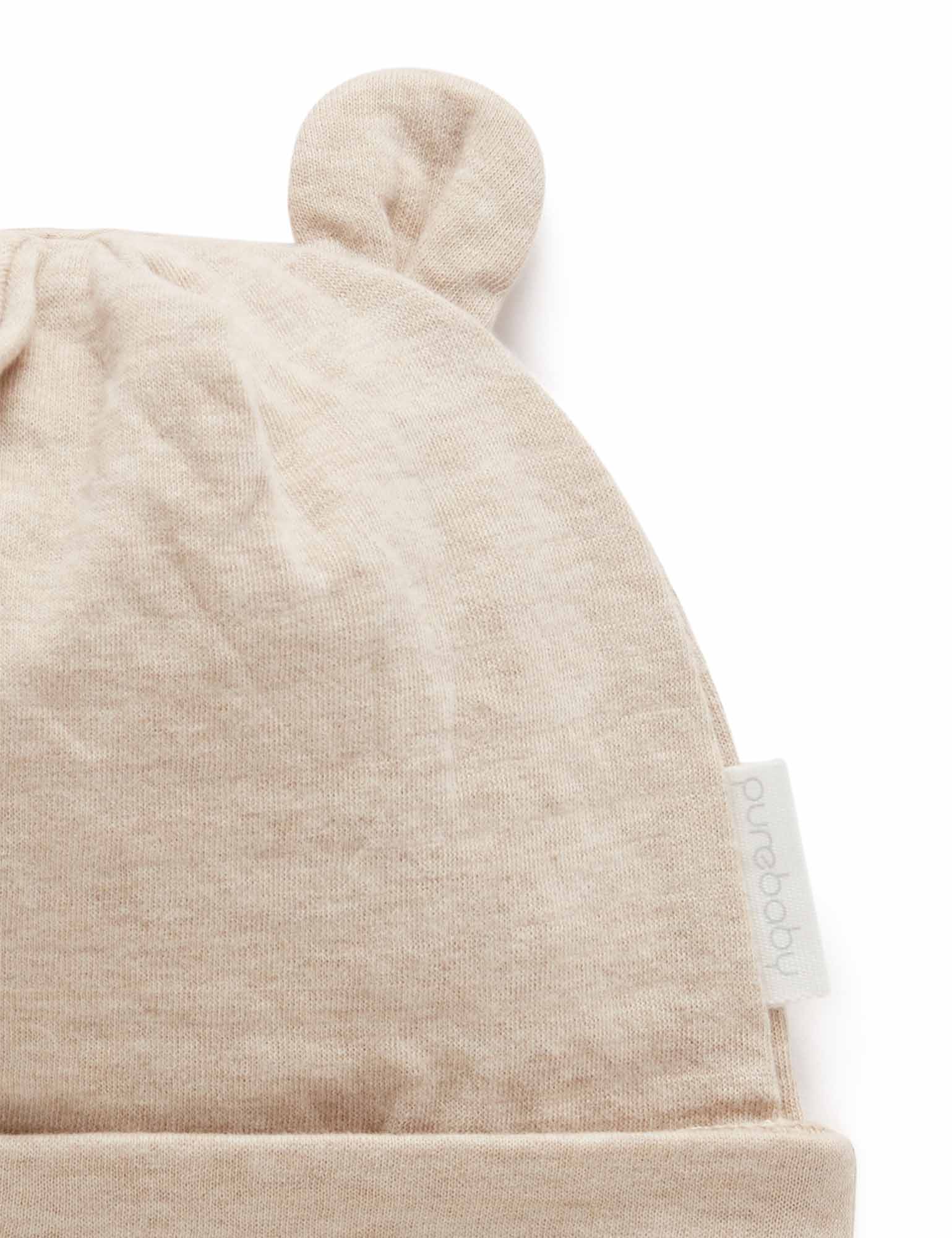 Little Animal Beanie - Biscuit Melange