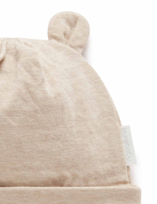 Little Animal Beanie - Biscuit Melange