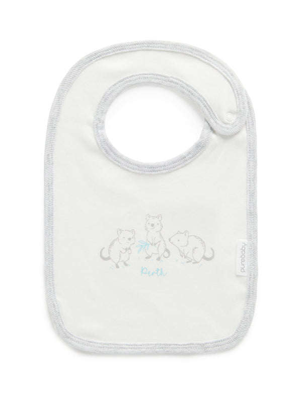 Perth Print Bib - Vanilla