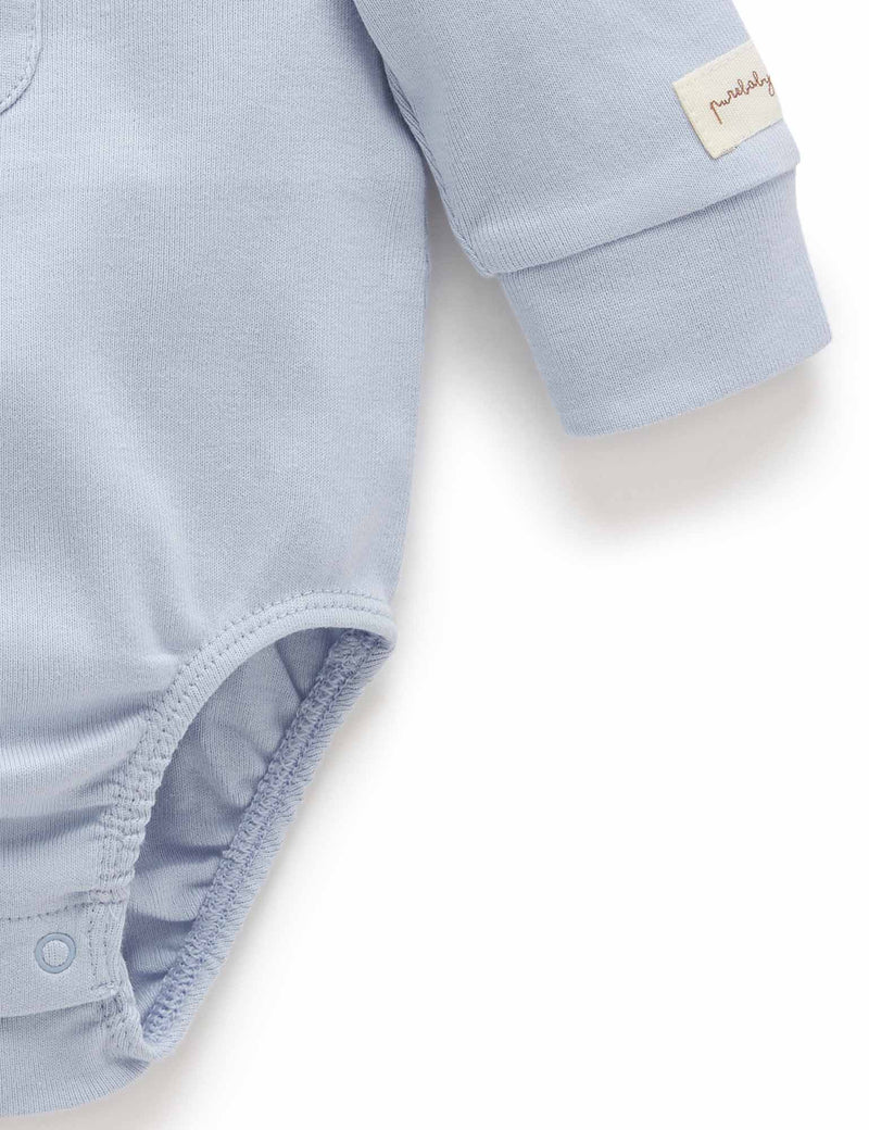 Family Peekaboo Bodysuit - Sky