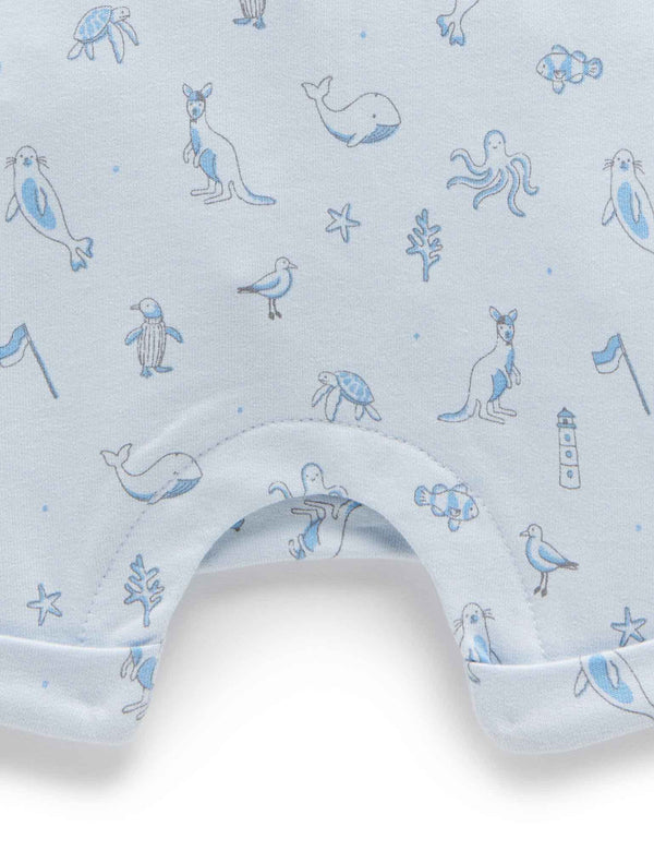 Coastal Short Growsuit - Coastal Print