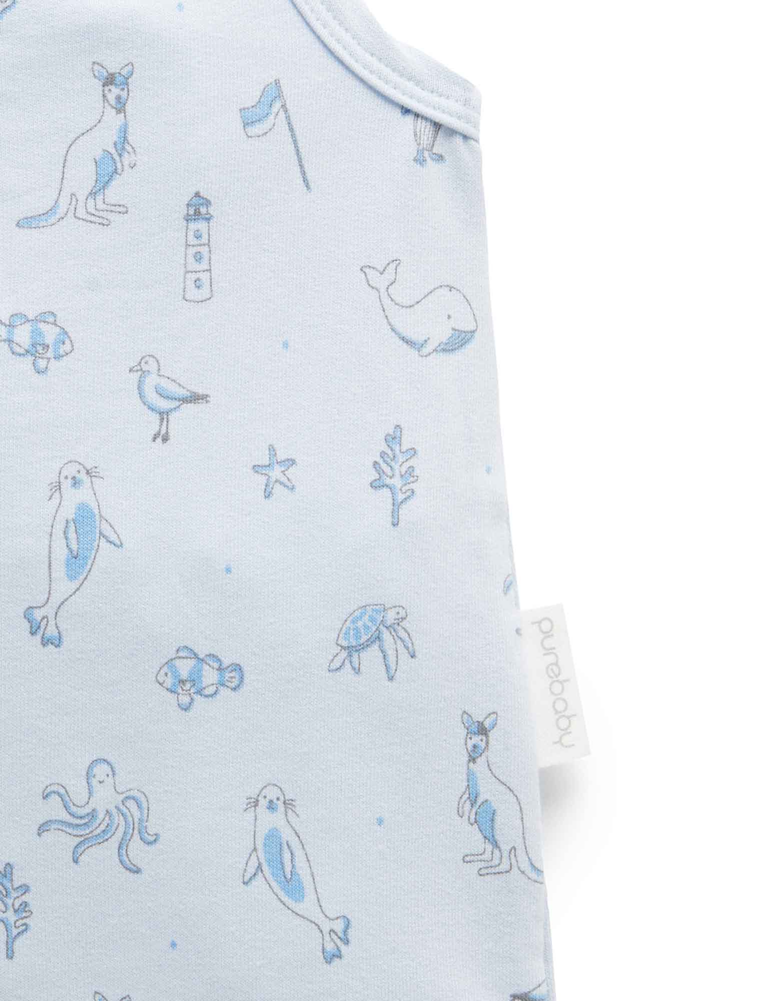Coastal Short Growsuit - Coastal Print