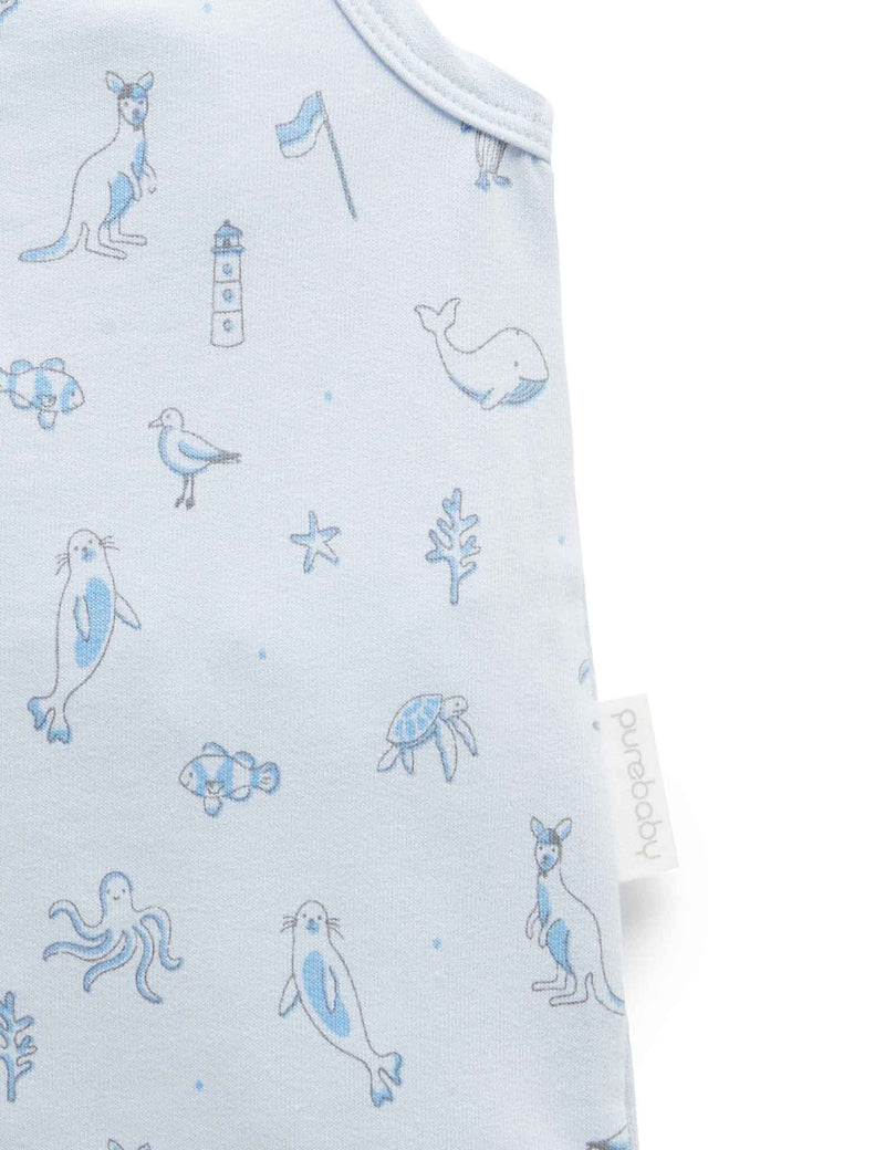 Coastal Short Growsuit - Coastal Print