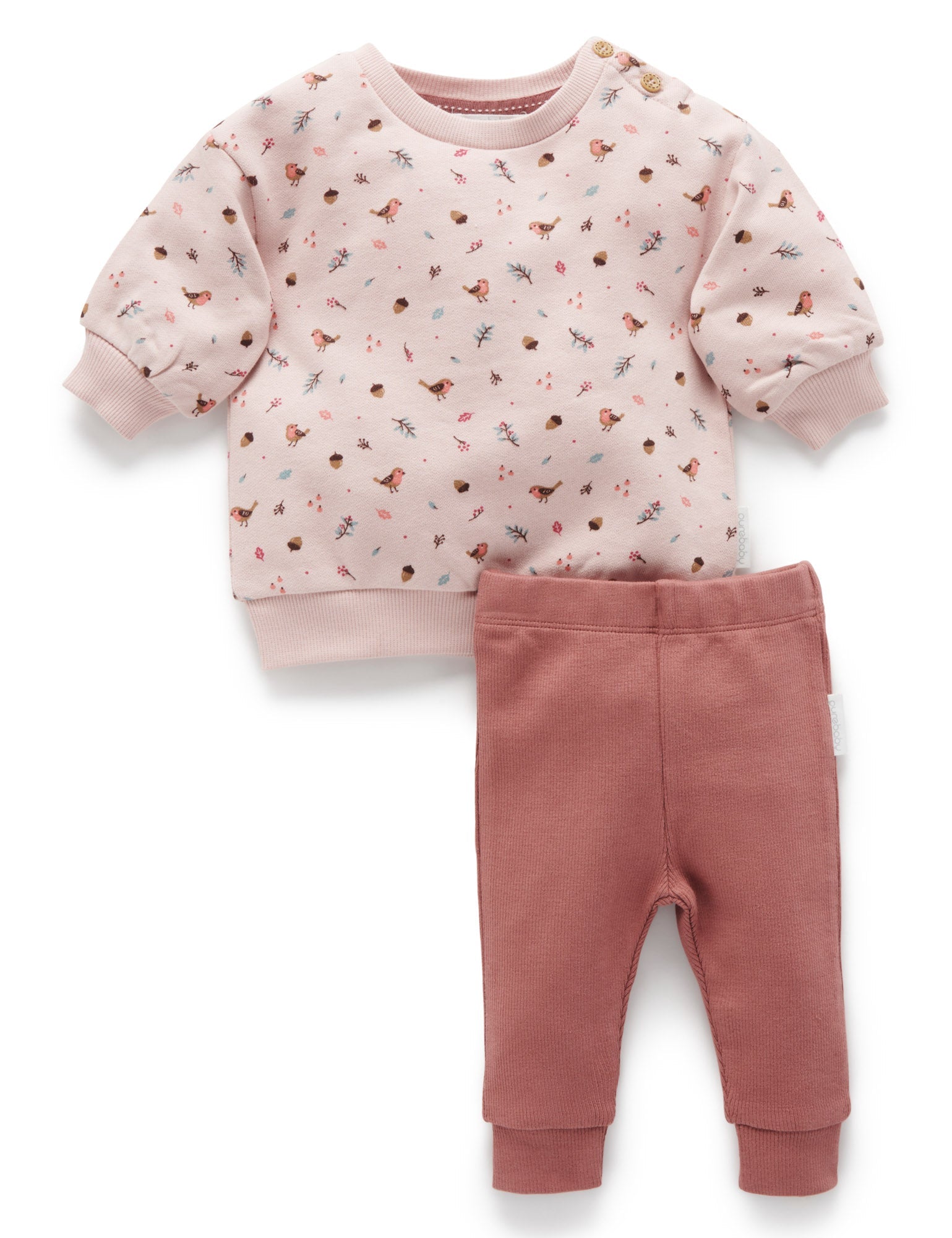 Lounge Set - Jay Bird Print