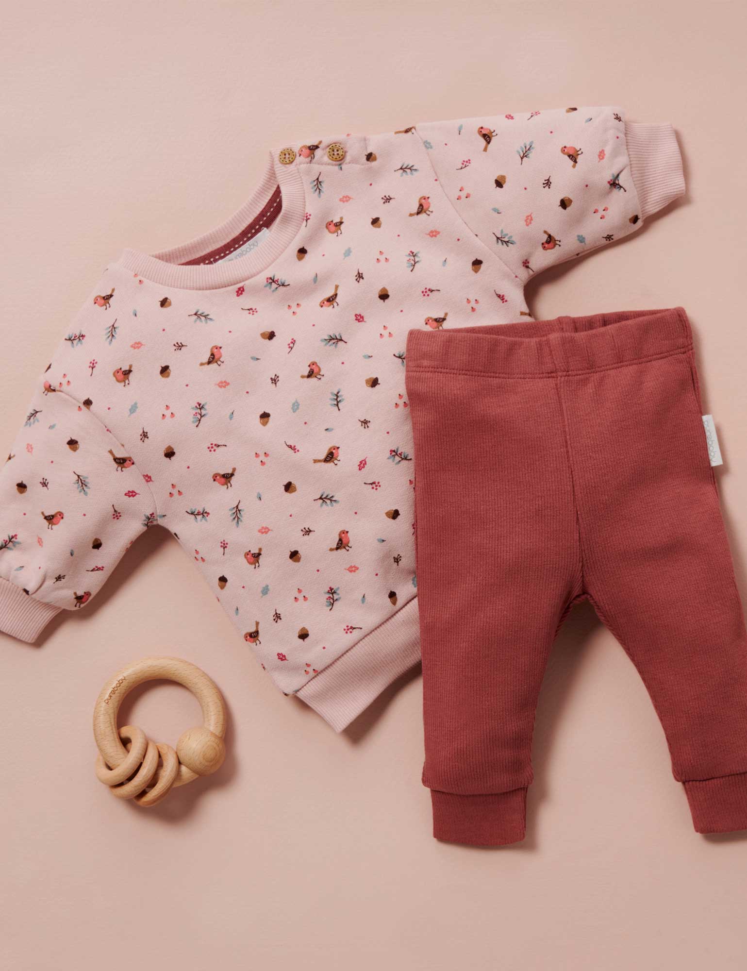 Lounge Set - Jay Bird Print