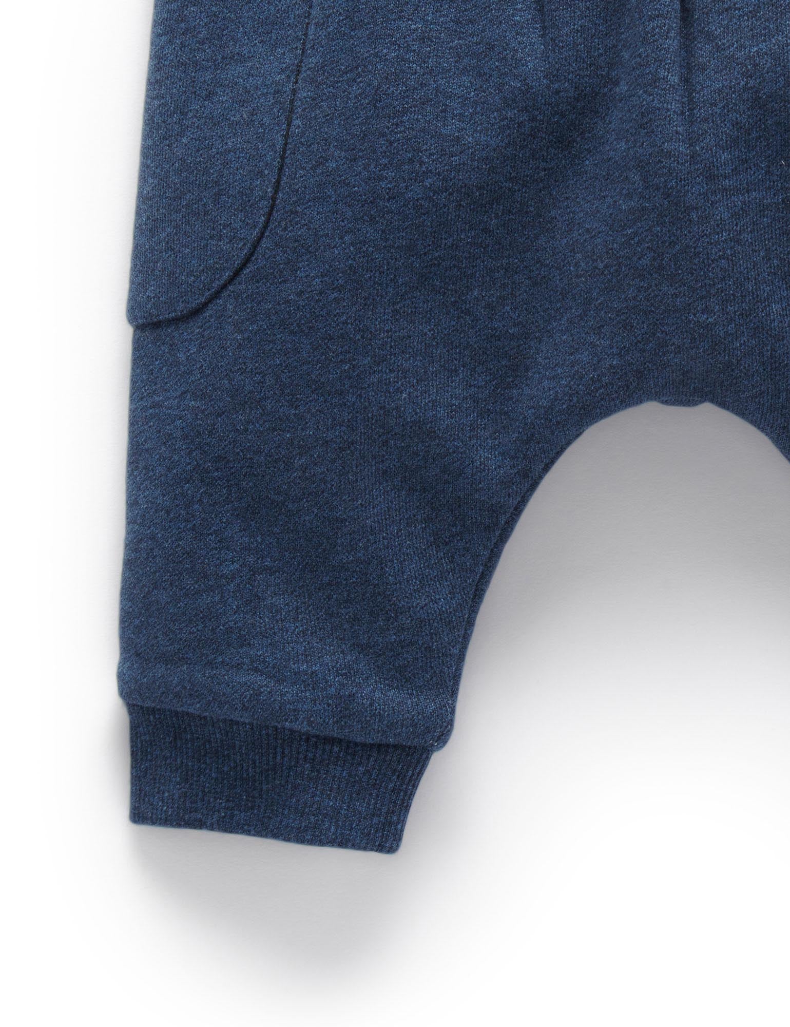 Indigo Slouchy Pant - Indigo Melange
