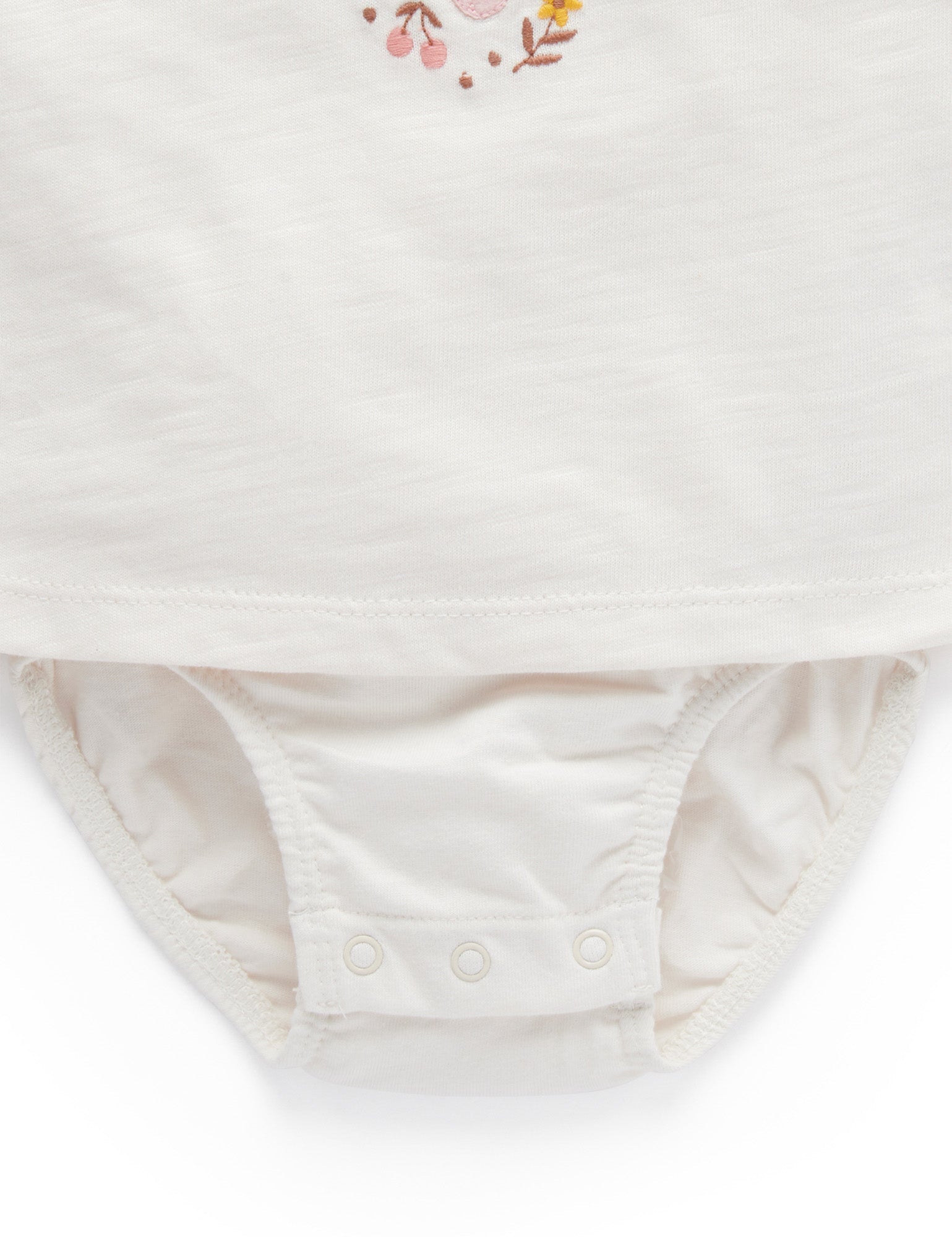 Little Fruits Bodysuit Tee - Cloud