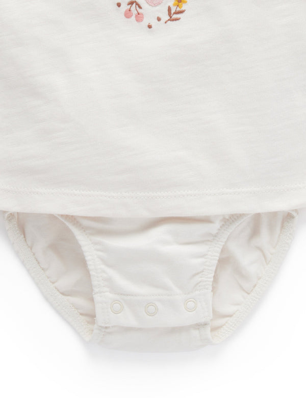 Little Fruits Bodysuit Tee - Cloud
