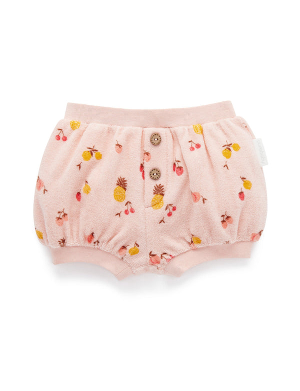 Towelling Bloomer - Summer Fruits Print