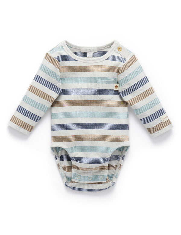 Striped Bodysuit - Mountain Stripe