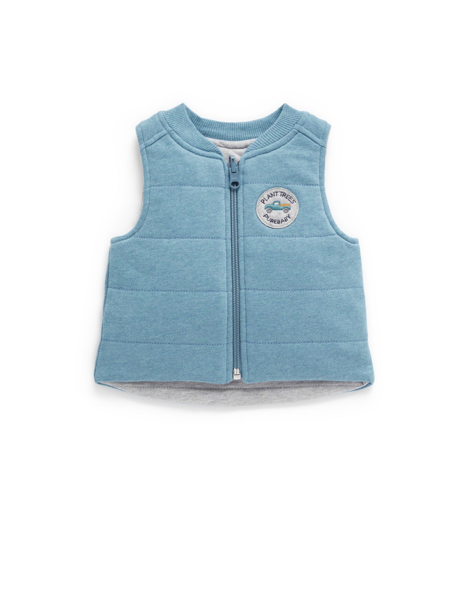 Reversible Vest - Lake melange Grey Melange