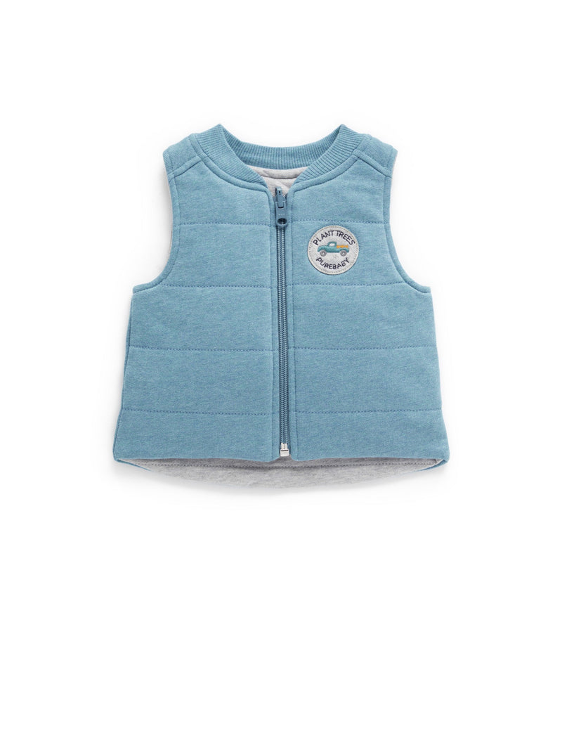 Reversible Vest - Lake melange Grey Melange