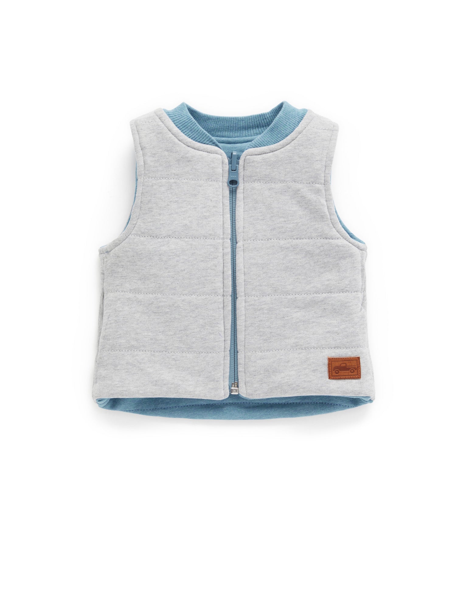 Reversible Vest - Lake melange Grey Melange