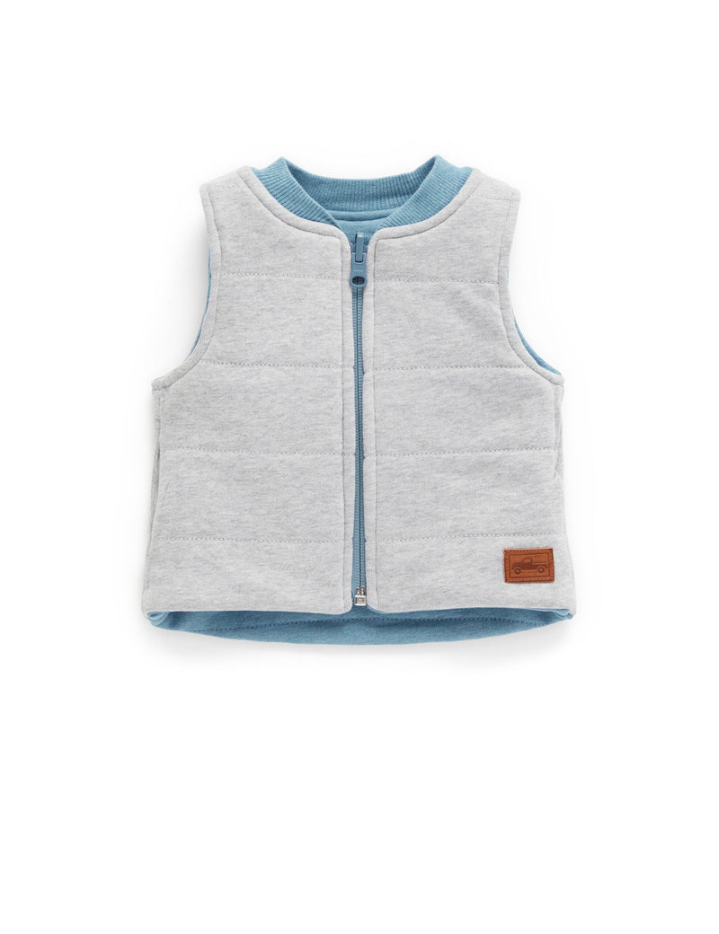 Reversible Vest - Lake melange Grey Melange