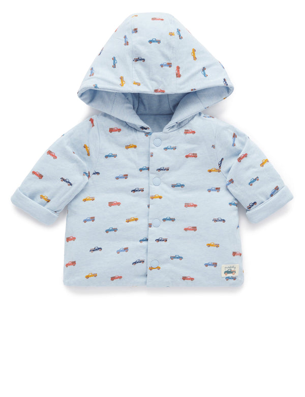 Reversible Jacket - Woodland Truck Print