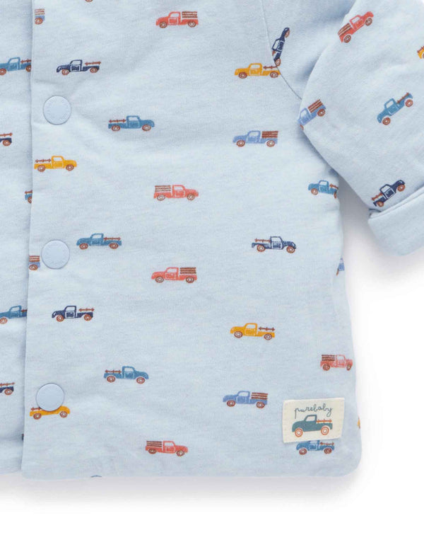 Reversible Jacket - Woodland Truck Print