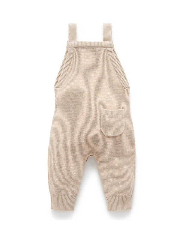 Knitted Overalls - Biscuit Melange