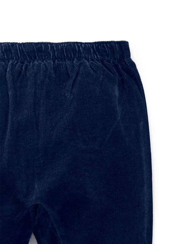 Cord Slouch Pant - Winter Navy