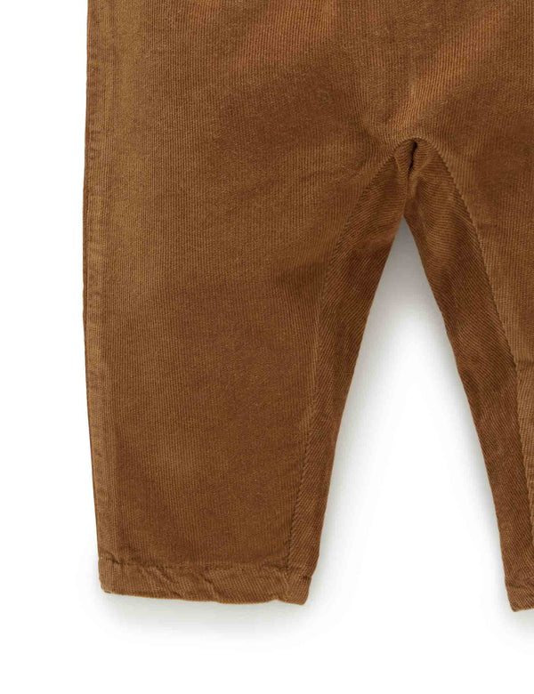 Cord Slouch Pant - Maple