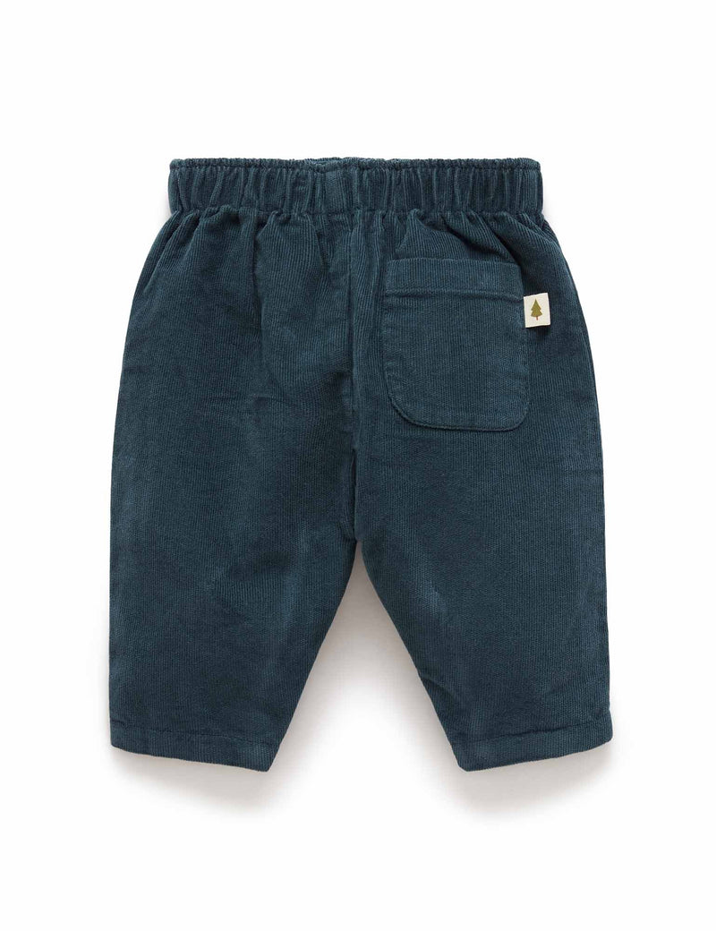 Cord Slouch Pant - Pine