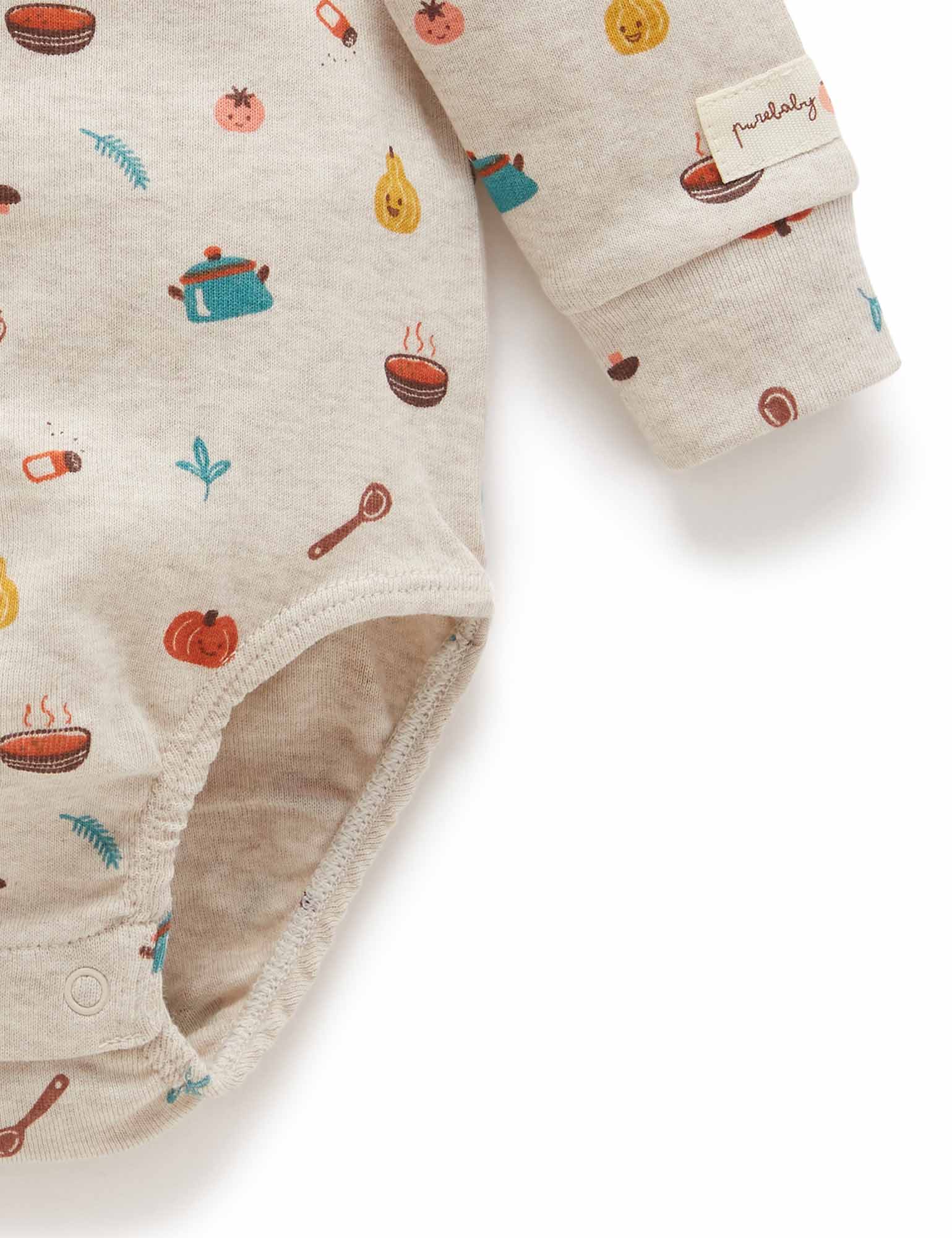 Veggie Bodysuit - Veg Soup Print