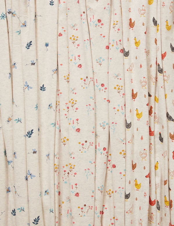 Printed Bunny Rug - Lady Bird Print