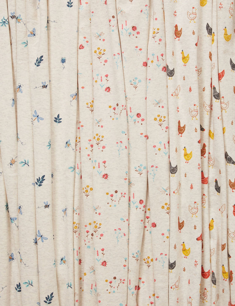 Printed Bunny Rug - Lady Bird Print