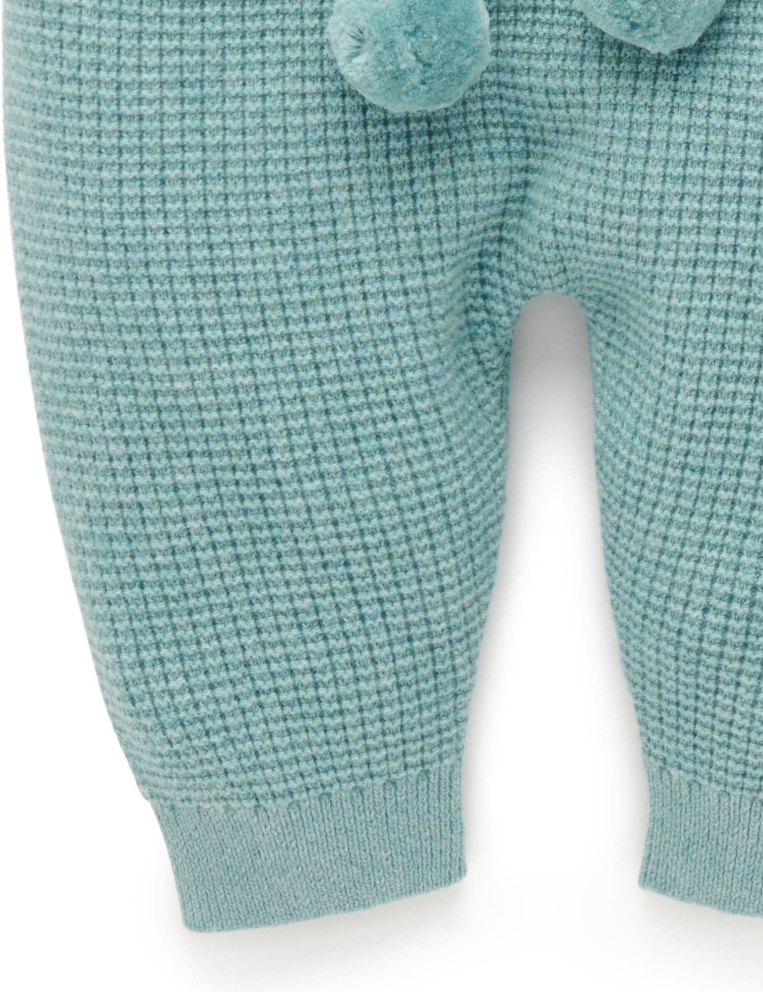 Waffle Knit Legging - Moss Melange