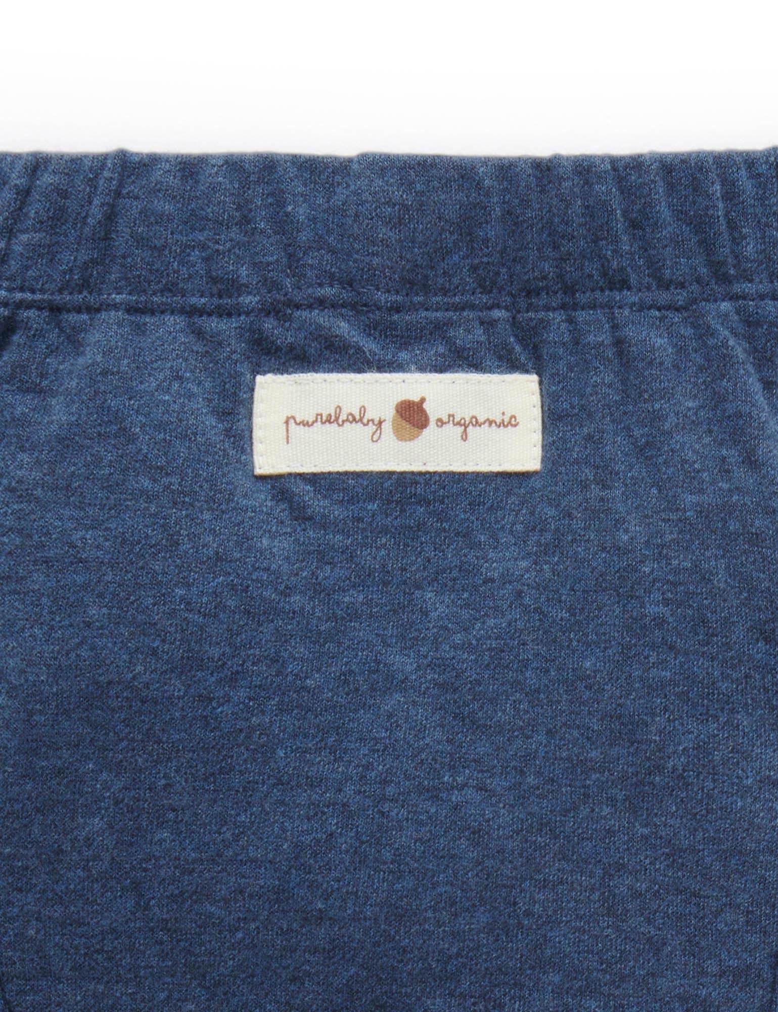 Knee Patch Legging - Indigo Melange