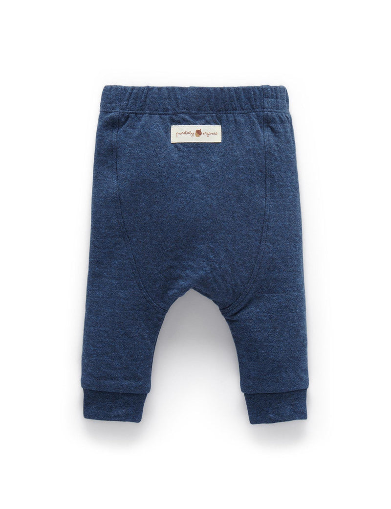 Knee Patch Legging - Indigo Melange