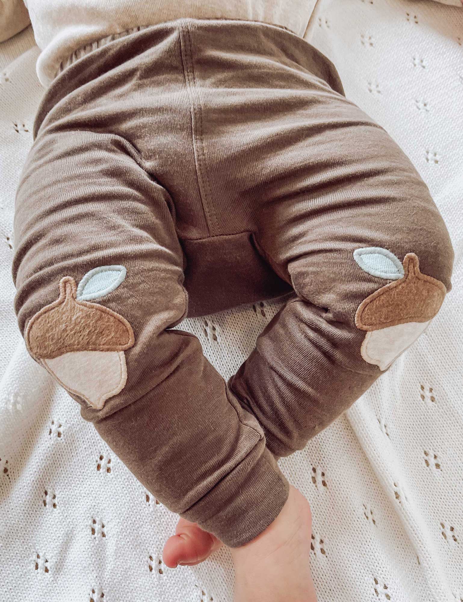 Knee Patch Legging - Chocolate