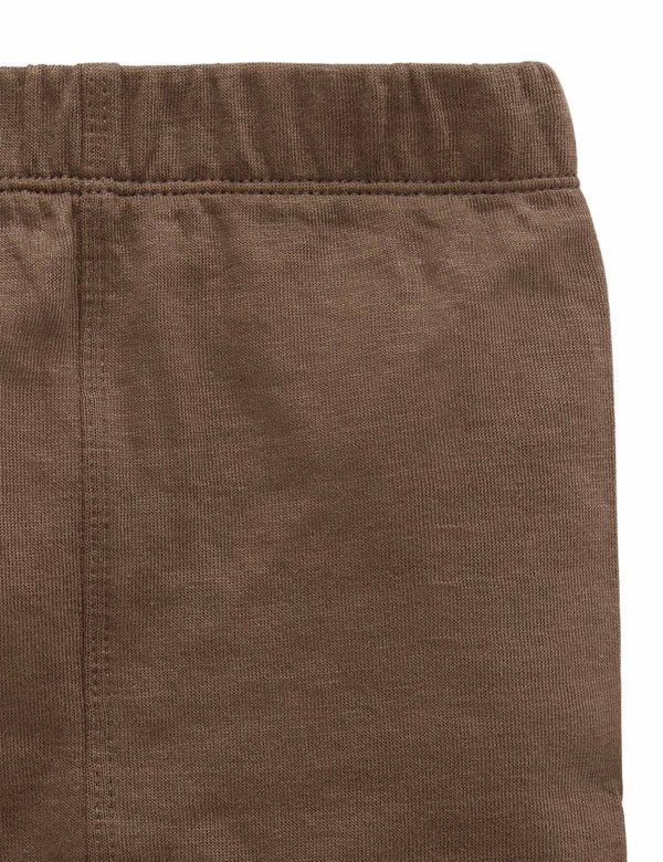 Knee Patch Legging - Chocolate