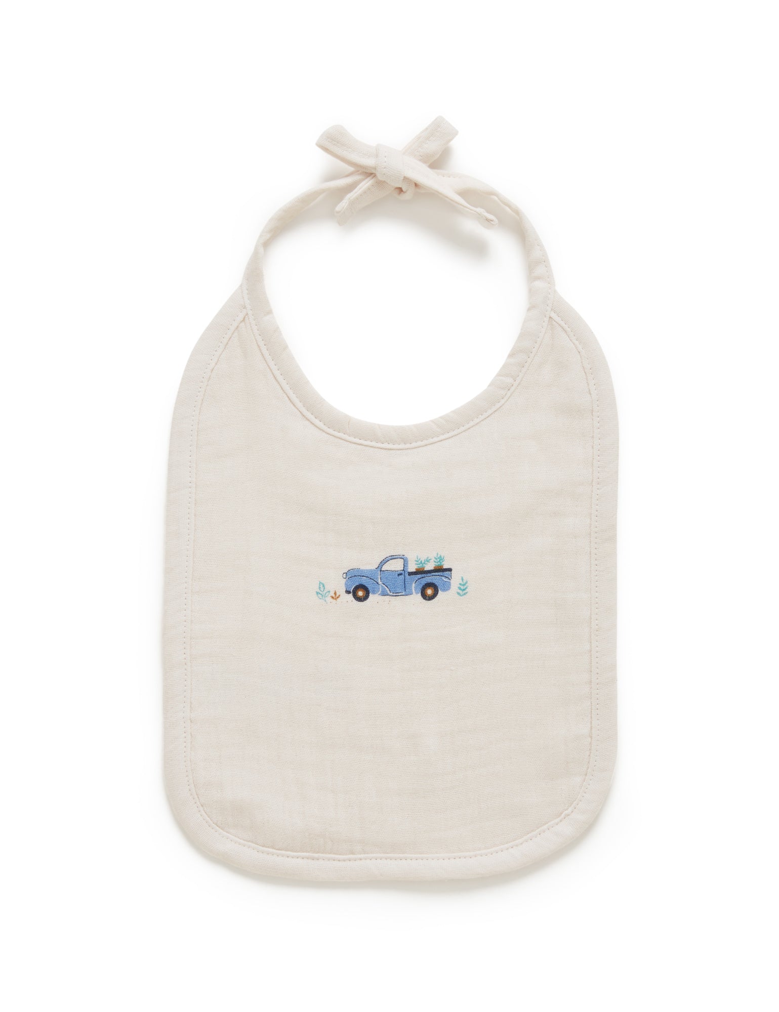 Garden Patch Bib - Cloud