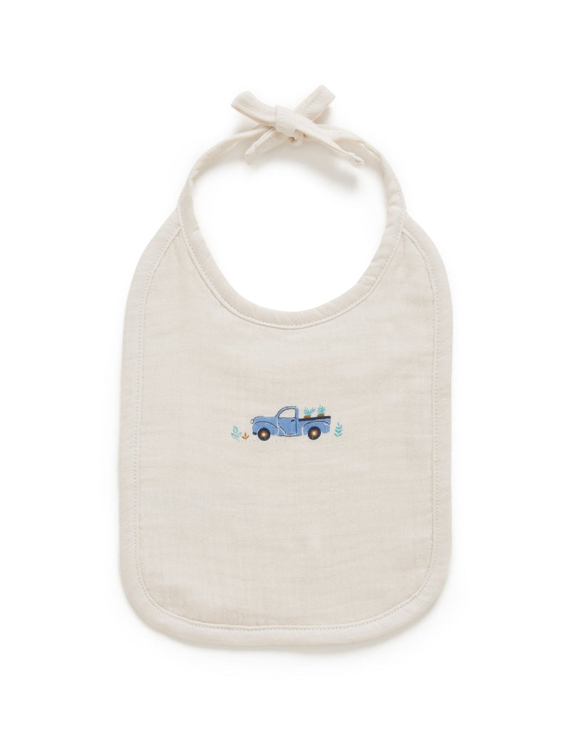 Garden Patch Bib - Cloud