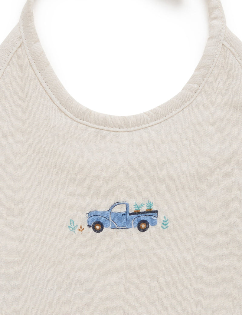 Garden Patch Bib - Cloud