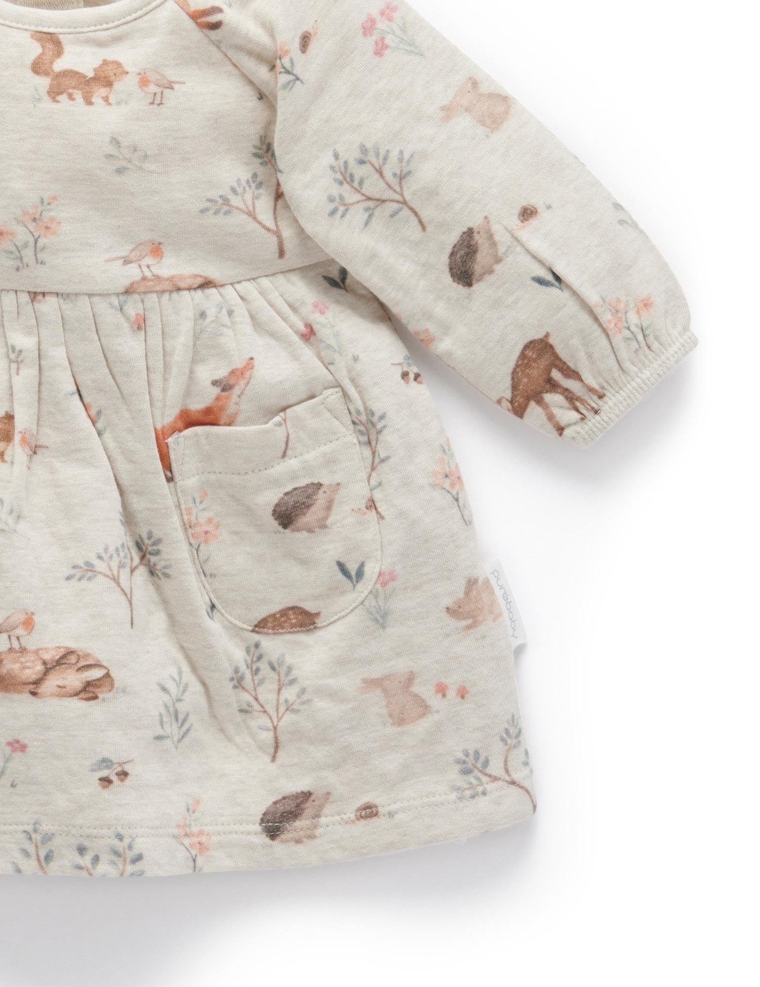 Forest Dress Bodysuit - Woodland Print