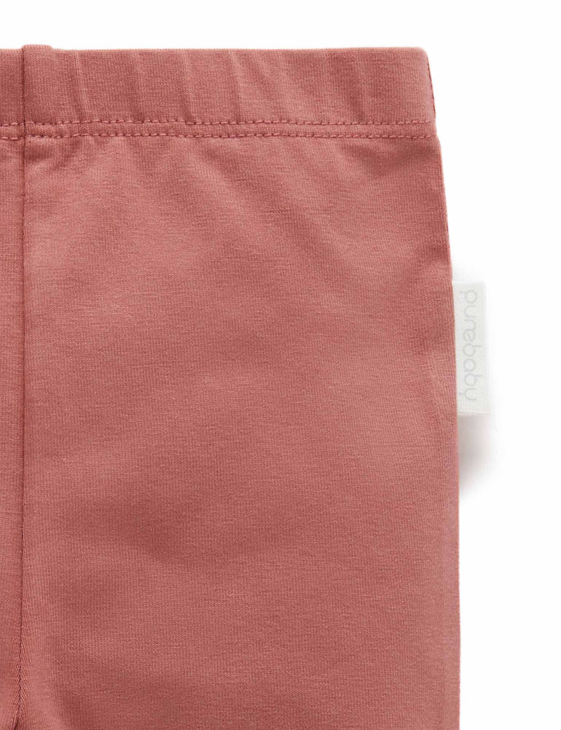 Mushroom Leggings - Prune