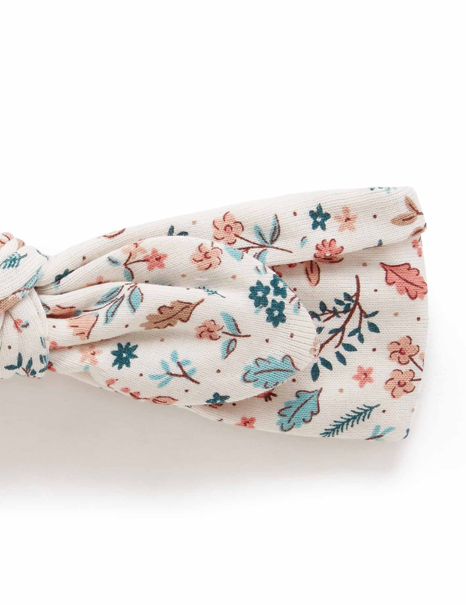 Knot Headband - Leafy Print